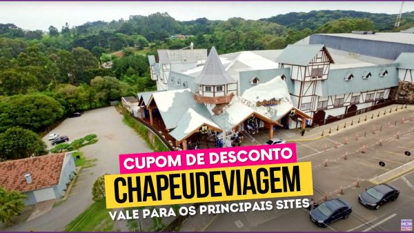 Ingresso Snowland Cupom CHAPEUDEVIAGEM - Vista aérea da parte externa do snowland