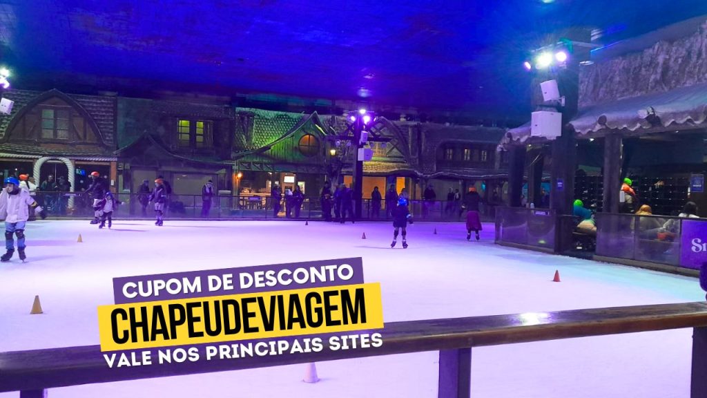 Snowland Cupom CHAPEUDEVIAGEM - Guia Completo 5% de Desconto 7 Snowland Cupom de Desconto - Foto Pista de Patinação no Gelo