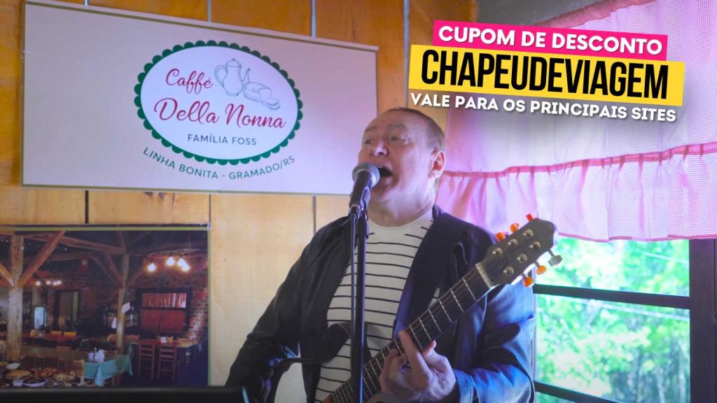 Café Colonial Della Nonna Cupom: até 15% de Desconto 8 Café Colonial Della Nonna Cupom CHAPEUDEVIAGEM - cantor ao vivo