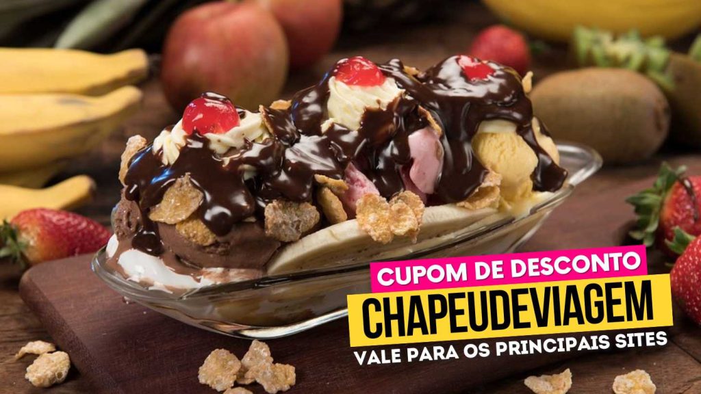  Rua Coberta Gramado - Restaurante casa da velha bruxa, banana split