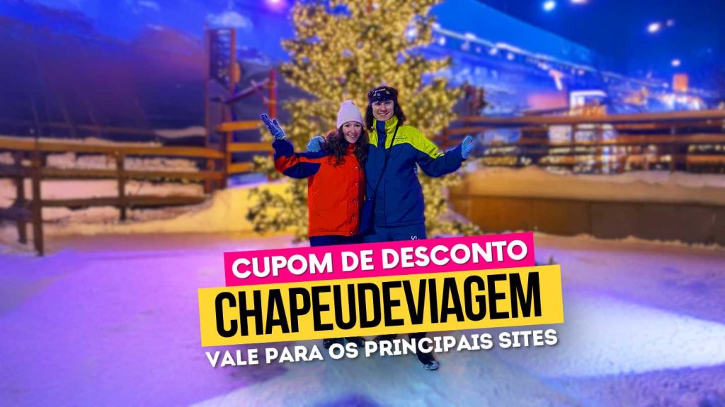 Gramado no Inverno cupom CHAPEUDEVIAGEM -  Ph e Andy no Snowland Gramado
