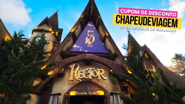 Ingresso Hector Pizzaria Cupom CHAPEUDEVIAGEM -Fachada do restaurante