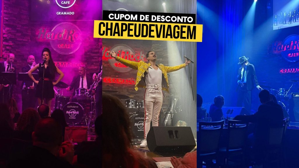 Shows e Apresentações Cupom Hard Rock Gramado CHAPEUDEVIAGEM