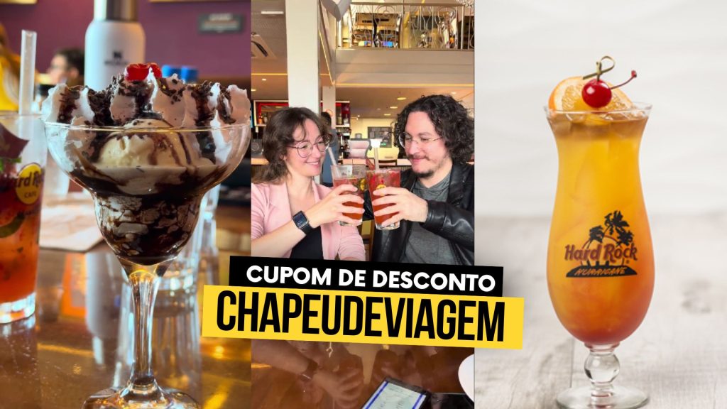 Hard Rock Café Gramado Bebidas e Cardápio Cupom CHAPEUDEVIAGEM