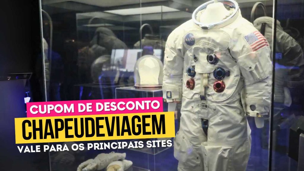 Parque da NASA - Cupom Space Adventure CHAPEUDEVIAGEM: Até 15% OFF 14 Cupom Space Adventure CHAPEUDEVIAGEM - roupa de astronauta