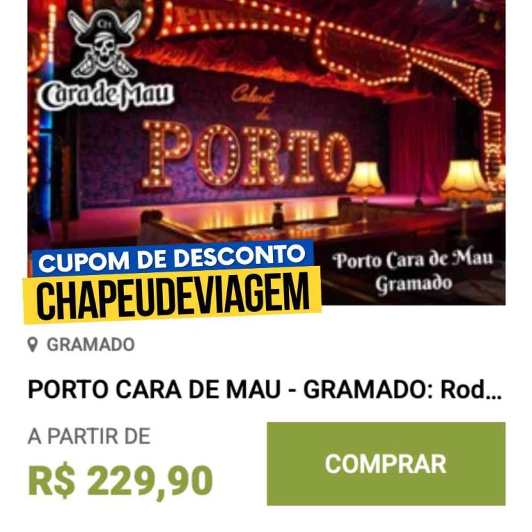 - cupom cara de mau cupom de desconto CHAPEUDEVIAGEM pizzaria tematica gramado porto cara de mau navio cara de mau