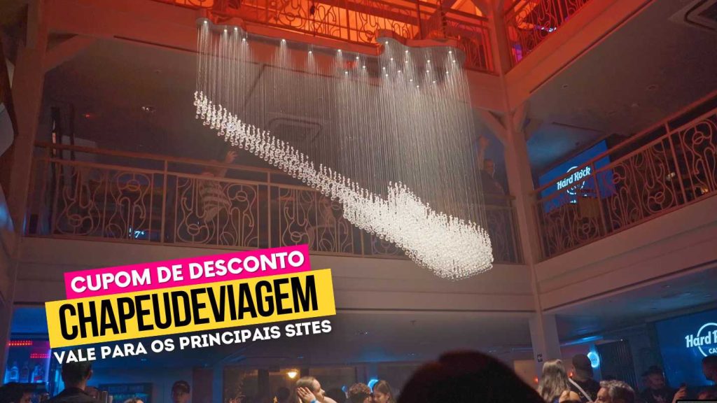 Cupom Hard Rock Gramado - Guia Completo: Desconto de 5%, Shows e Dicas 4 Cupom Hard Rock Gramado CHAPEUDEVIAGEM - Lustre de Guitarra