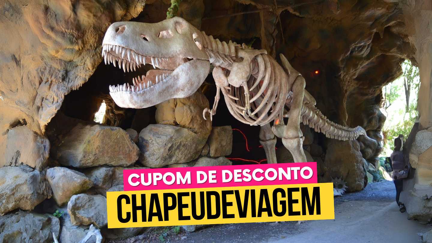Cupom Parque Florybal CHAPEUDEVIAGEM com até 15% de deconto! Tudo sobre... 5 Cupom Parque Florybal CHAPEUDEVIAGEM - Esqueleto de Dinossauro cenografico