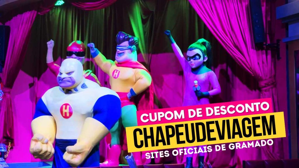 Heróis da Pizza Cupom de Desconto CHAPEUDEVIAGEM 5% - Guia Completo 5 Heróis da Pizza Cupom CHAPEUDEVIAGEM - Apresentações ao vivo dos personagens