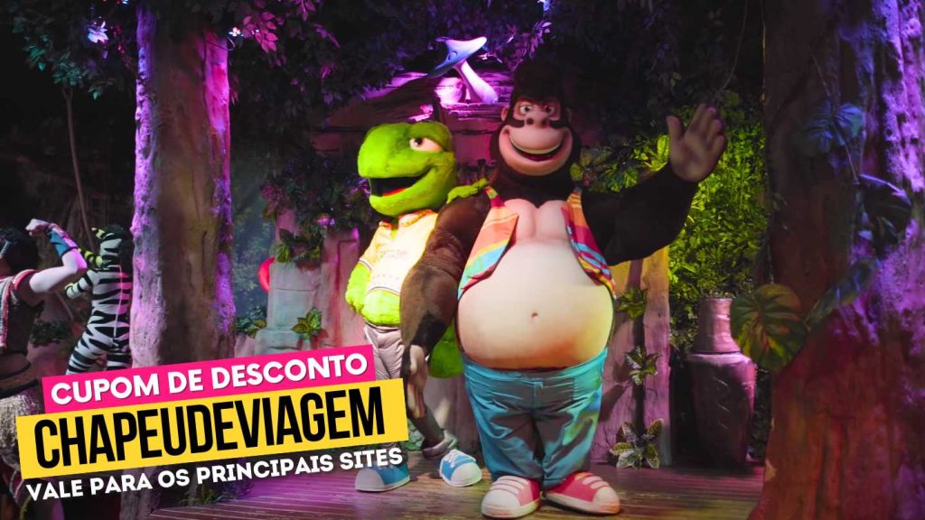 Kongo Pizzaria Cupom CHAPEUDEVIAGEM Vale a Pena? até 15% off 3 Kongo Pizzaria Cupom CHAPEUDEVIAGEM - Gorila e camaleao, personagens da Kongo