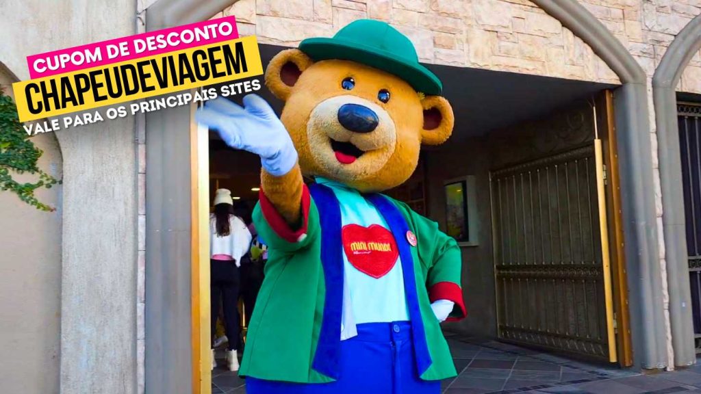 Mini Mundo Cupom CHAPEUDEVIAGEM até 15% de Desconto 9 Mini Mundo Cupom CHAPEUDEVIAGEM - Personagem urso mini mundo