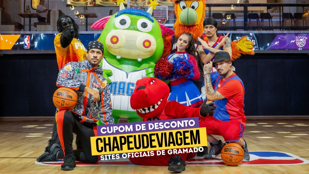 NBA Park Cupom CHAPEUDEVIAGEM - Guia Completo até 15% de Desconto 11 Apresentações Ao Vivo e Personagens da NBA Park Cupom CHAPEUDEVIAGEM de desconto
