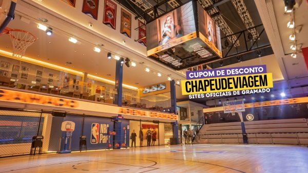 Quadra Oficial NBA Park Cupom CHAPEUDEVIAGEM