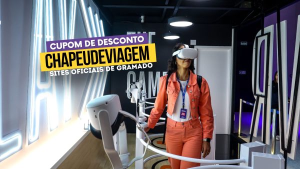 Área Gamer e Realidade Virtual VR no NBA Park Cupom CHAPEUDEVIAGEM de desconto