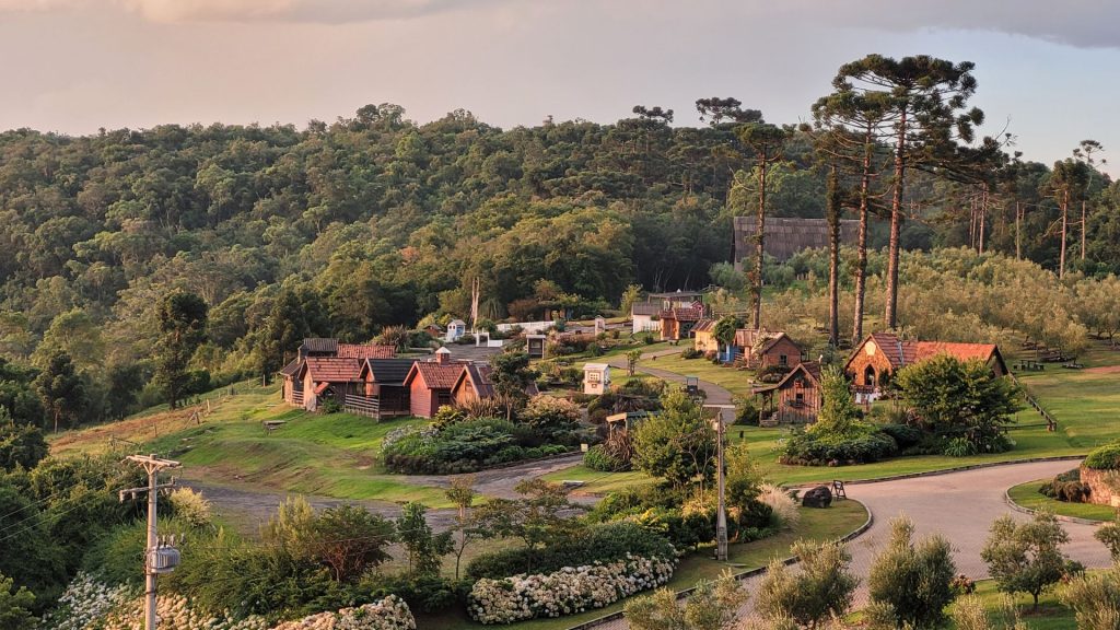 Paisagem do parque.