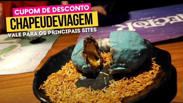 Ingresso Hector Hamburgueria Cupom CHAPEUDEVIAGEM - Comida imitando ovo de dragão