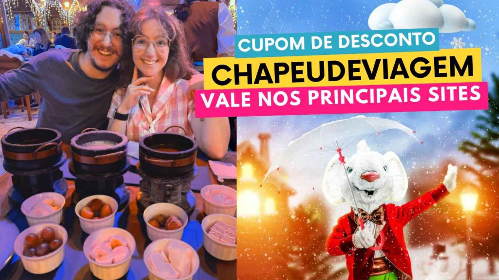 cupom de desconto CHAPEUDEVIGEM no tche pierre fondue na neve tematico