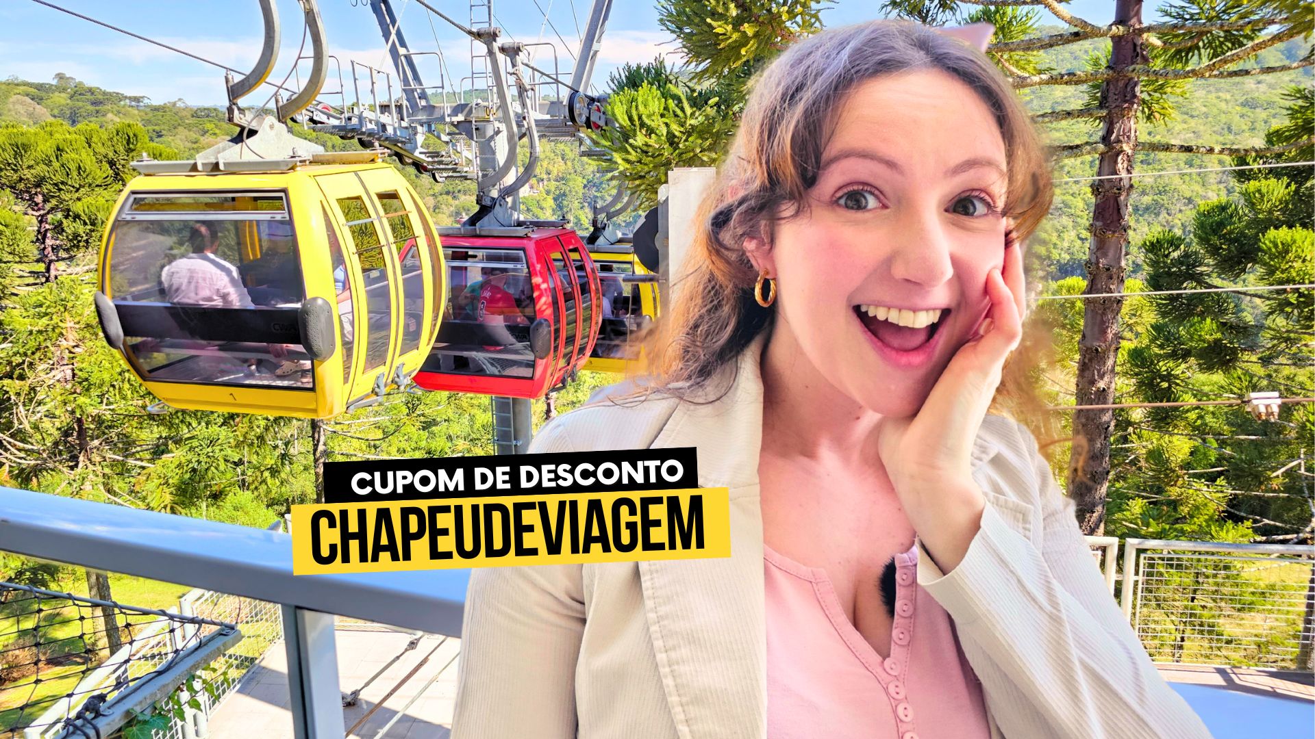 Home Chapéu de Viagem 24 Bondinhos Aéreos Canela
