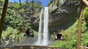 Pé da Cascata Cupom CHAPEUDEVIAGEM, parque do Caracol em Canela