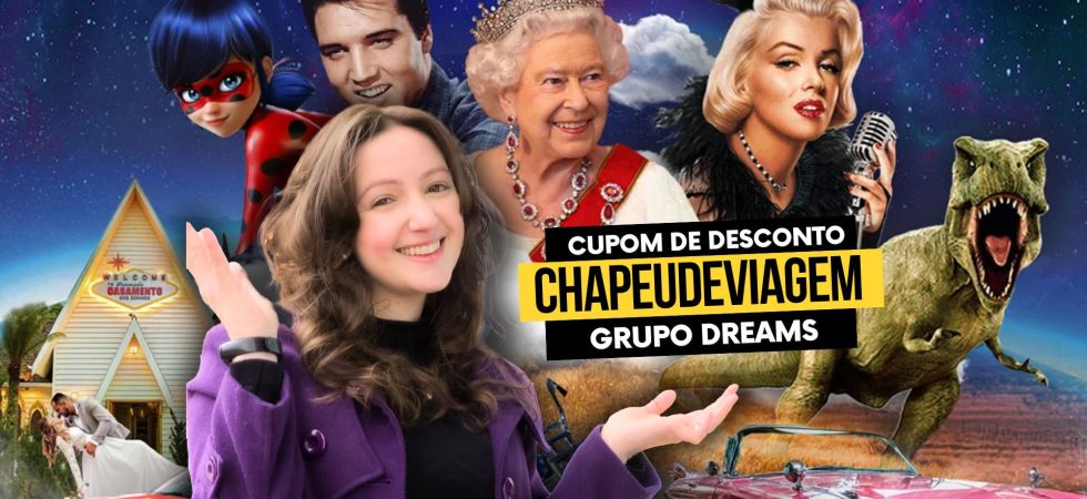 Passaporte Dreams Gramado Ingresso Museu de Cera Cupom CHAPEUDEVIAGEm - Andy com bonecos de cera de famosos