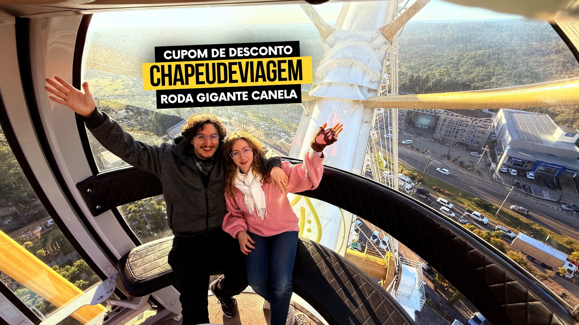 Roda Gigante de Canela - Foto da Cabine Interna, dicas e cupom de desconto