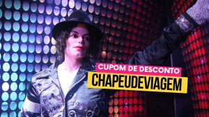 Museu de Cera Foz Cupom CHAPEUDEVIAGEM - Michael Jackson Escultura de Cera Foz do Iguaçu