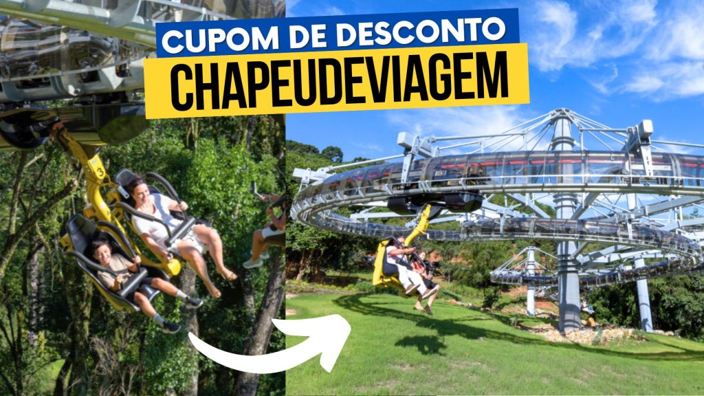 Bondinhos Aéreos Cupom CHAPEUDEVIAGEM - 15% Guia Completo 5 Bondinhos Aéreos Cupom CHAPEUDEVIAGEM - Aerozuum e Eagle, montanha russa suspensa em Canela