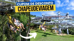 Bondinhos Aéreos Cupom CHAPEUDEVIAGEM - Ingresso Aerozuum e Eagle, montanha russa suspensa em Canela