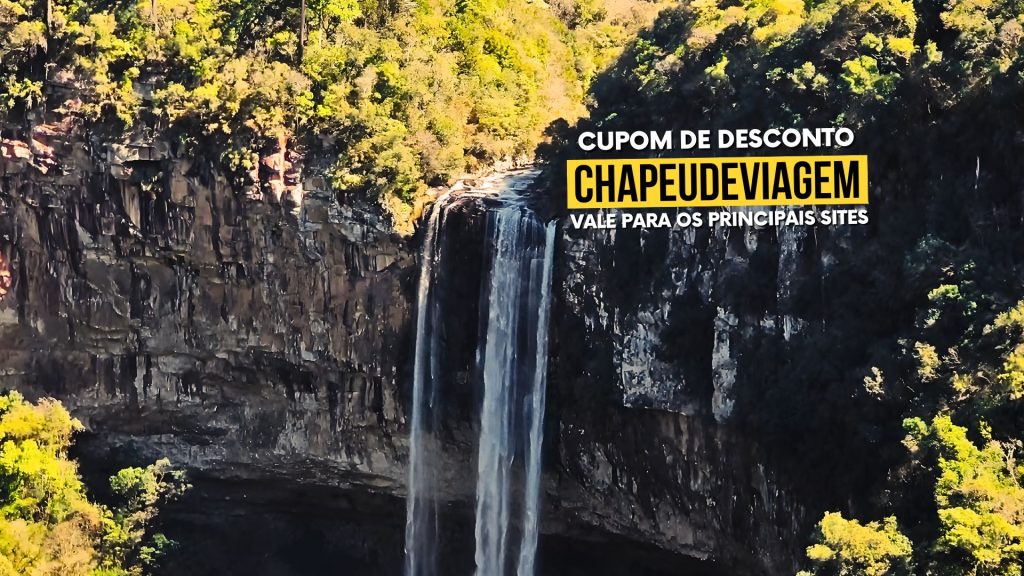 Bondinhos Aéreos Cupom CHAPEUDEVIAGEM - 15% Guia Completo 4 Bondinhos Aéreos Cupom CHAPEUDEVIAGEM - Cascata do Caracol, paisagem em Canela