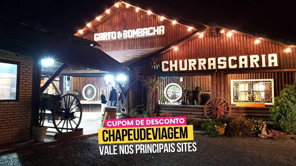 Cupom Ingresso Garfo e Bombacha CHAPEUDEVIAGEM - Fachada