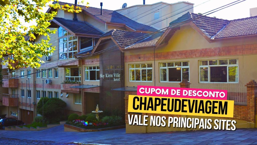 Sky Hotéis: Qual escolher? Até 40% OFF: Cupom CHAPEUDEVIAGEM 20 Fachada Hotel Sky Ville Canela - Cupom CHAPEUDEVIAGEM
