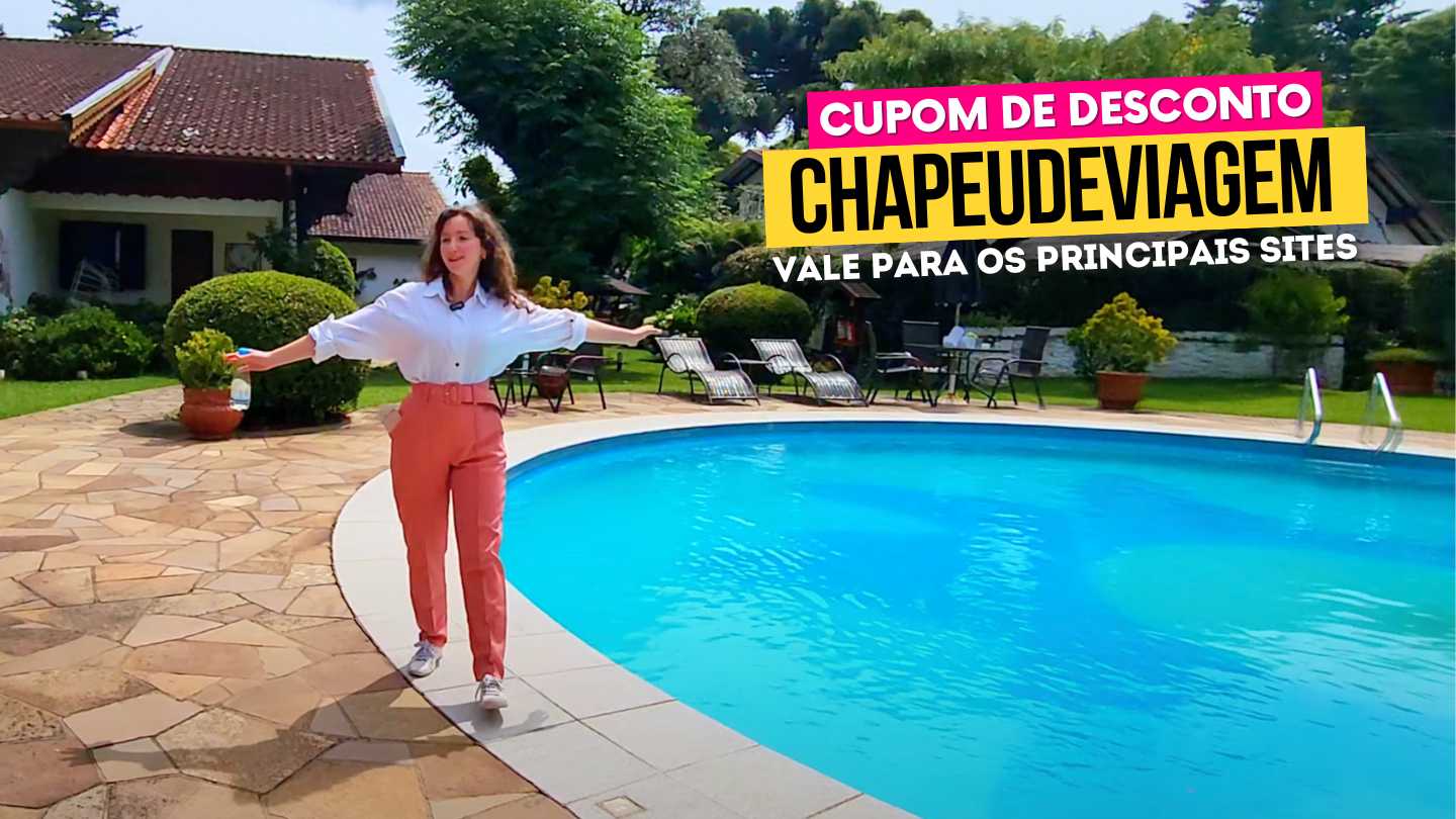 Hotel Ritta Hoppner Cupom CHAPEUDEVIAGEM - até 25% de Desconto, Guia Completo 1 Hotel Ritta Hoppner Cupom CHAPEUDEVIAGEM - Andy caminhando na borda da piscina externa
