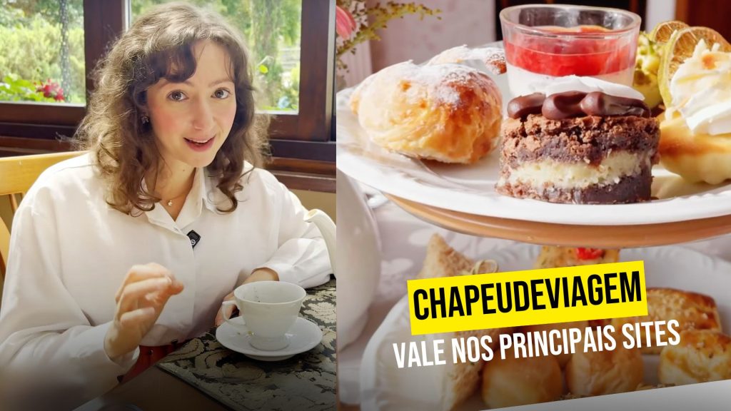 Hotel Ritta Hoppner Cupom CHAPEUDEVIAGEM - Fotos dos Doces e Café da Manhã e chá da tarde no hotel