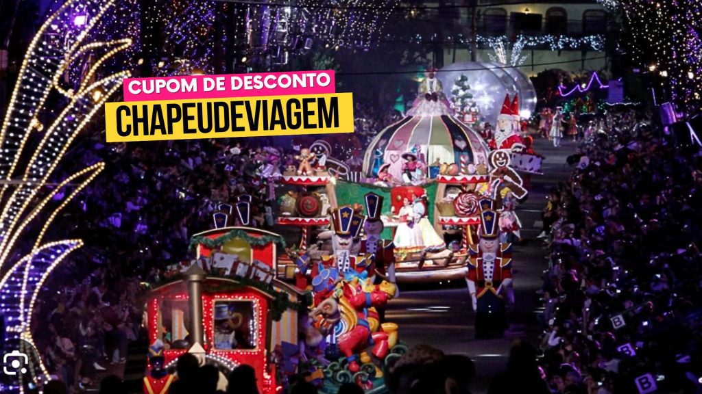 Natal Luz Cupom CHAPEUDEVIAGEM - Até 20% de Desconto 3 Ingresso Natal Luz Cupom CHAPEUDEVIAGEM - Carrinhos decorados do desfile de natal Gramado