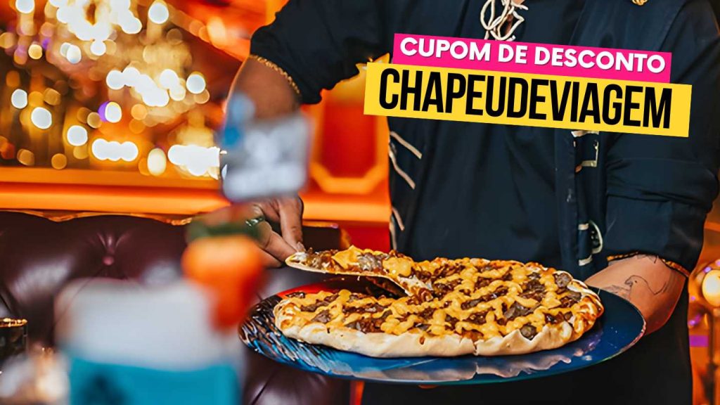 Pizzaria Cara de Mau Cupom CHAPEUDEVIAGEM - Rodizio de pizza tematico