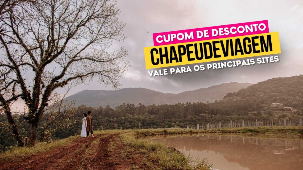 Vinícola Jolimont Cupom CHAPEUDEVIAGEM - Andy e Ph admirando a paisagem 