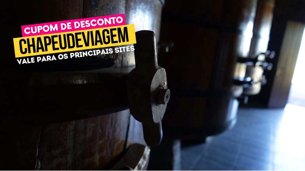 Vinícola Jolimont Cupom CHAPEUDEVIAGEM - barris de vinho