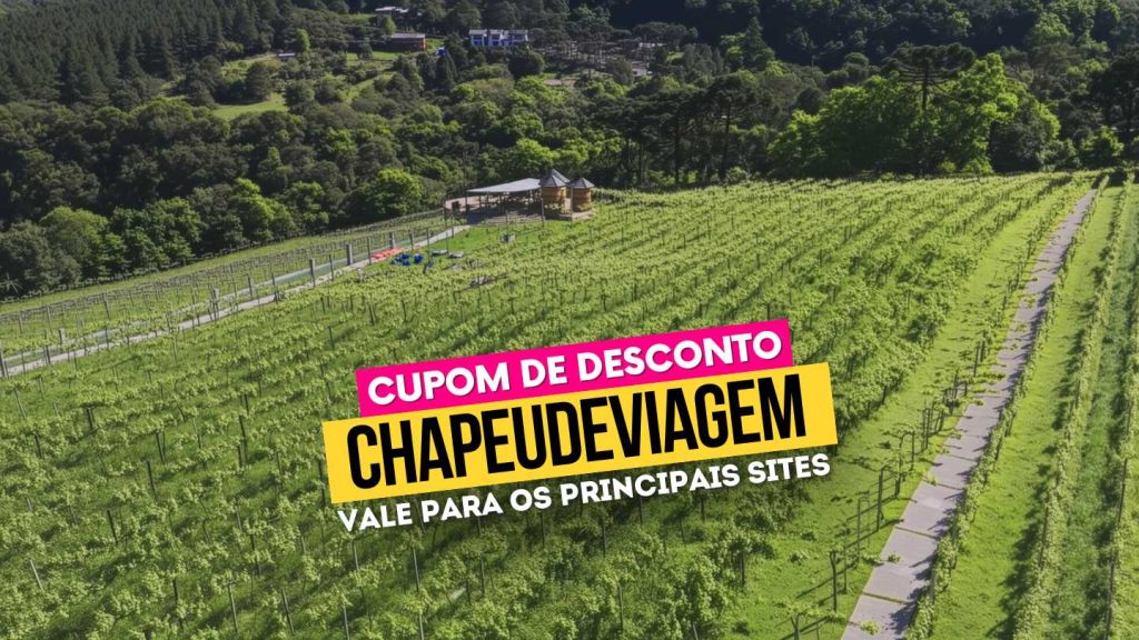 Vinícola Jolimont Cupom CHAPEUDEVIAGEM - Vista aerea parreirais