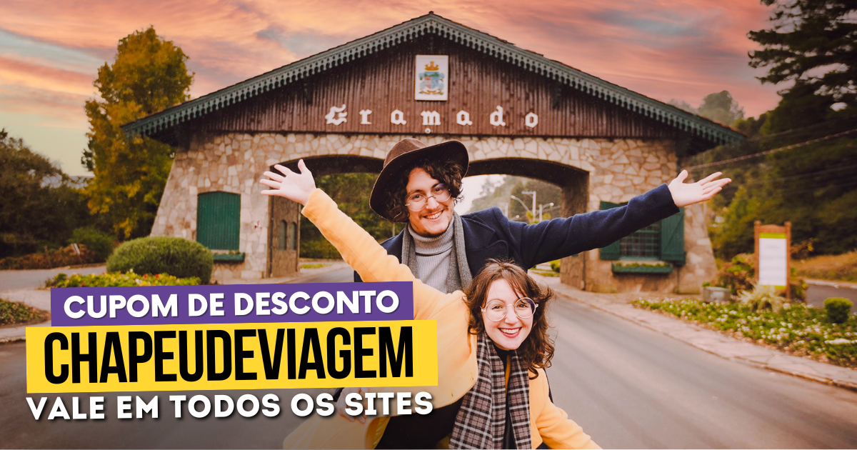 Chapéu de Viagem - Cupom até 40% de Desconto em Gramado