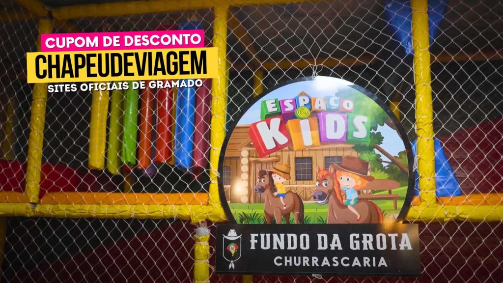 Cupom Fundo da Grota CHAPEUDEVIAGEM - Espaço Kids