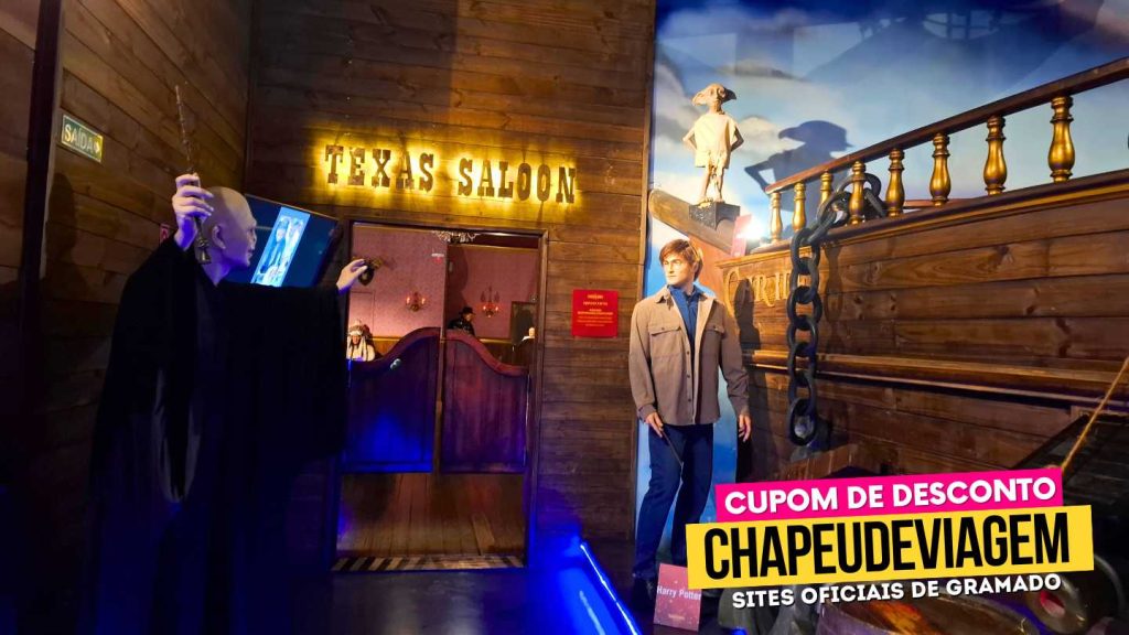 Cupom Museu de Cera: CHAPEUDEVIAGEM até 15% de Desconto 6 Cupom Museu de Cera CHAPEUDEVIAGEM - Personagens de cera Harry Potter