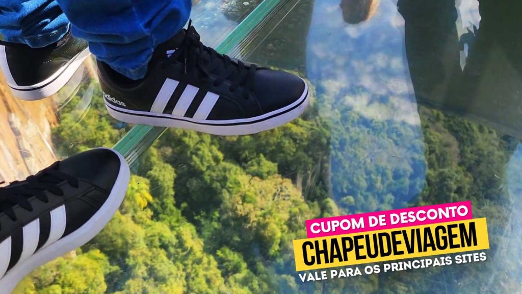 Cupom SkyGlass CHAPEUDEVIAGEM - Pés na plataforma de vidro