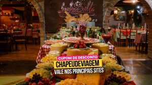 Ingresso LInha Bella Cupom de Desconto CHAPEUDEVIAGEM - Mesa do Jantar Noite Italiana