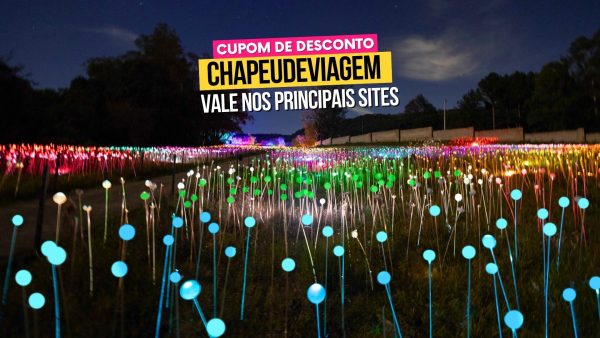 Lumni Cupom CHAPEUDEVIAGEM - Jardim de luzes