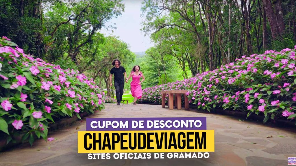 Garden Park Gramado Cupom CHAPEUDEVIAGEM - Andy e PH correndo na trilha
