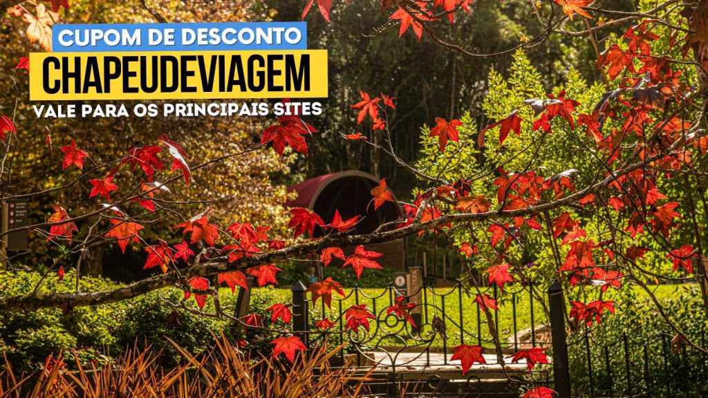 Garden Park Gramado Cupom CHAPEUDEVIAGEM - Folhas de outono