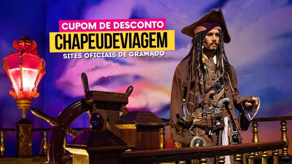 Ingresso Museu de Cera Cupom CHAPEUDEVIAGEM - Até 15% de Desconto 5 Ingresso Museu de Cera Cupom CHAPEUDEVIAGEM - Jack Sparrow Pirata