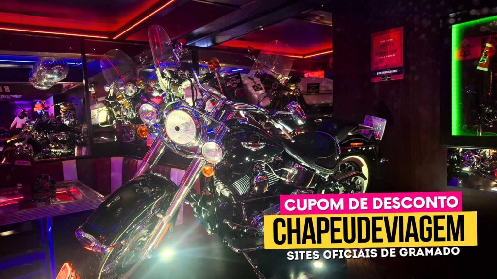 Passaporte Dreams Cupom CHAPEUDEVIAGEM - Moto do museu da Harley