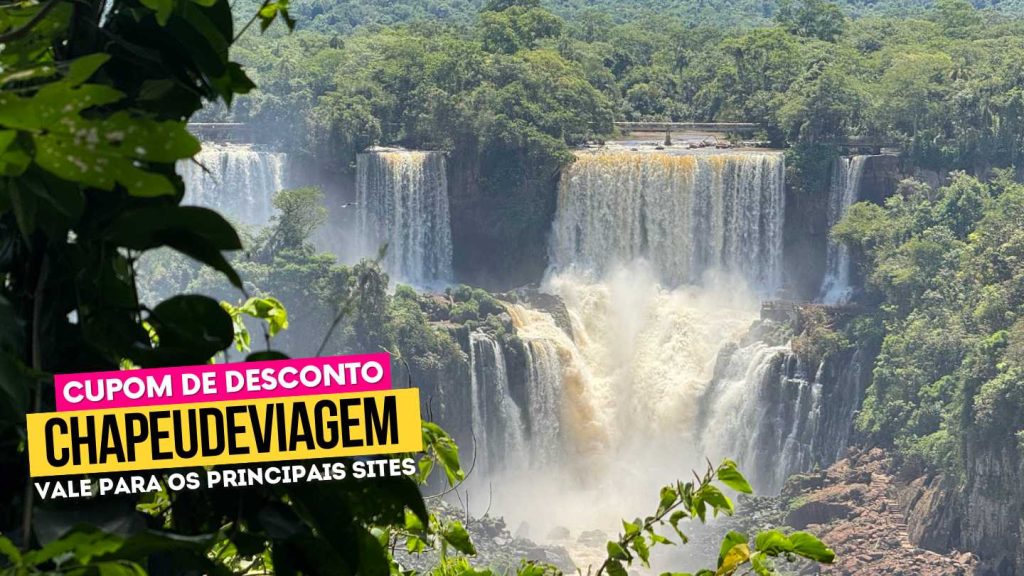 Ingresso Cataratas Iguaçu Cupom CHAPEUDEVIAGEM - Cataratas em meio a natureza