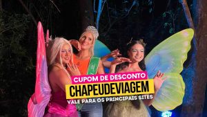 Ingresso illumina Park CHAPEUDEVIAGEM - Personagens fadas e princesa do parque